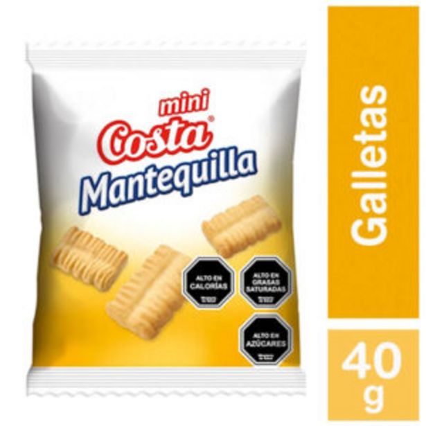 Ofertas de Galleta Mini Costa Mantequilla 40Gr por $149
