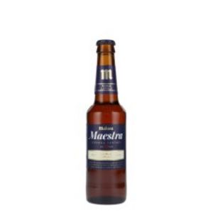 Oferta de Pack 6 botellas Cerveza Maestra, 330 cc ($1.190 c/u) por $7140 en Supermercado Diez