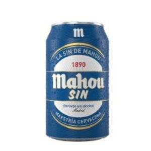 Oferta de Caja de 6 unidades Cerveza Mahou sin alcohol 330 ml ($690 c/u) por $4140 en Supermercado Diez