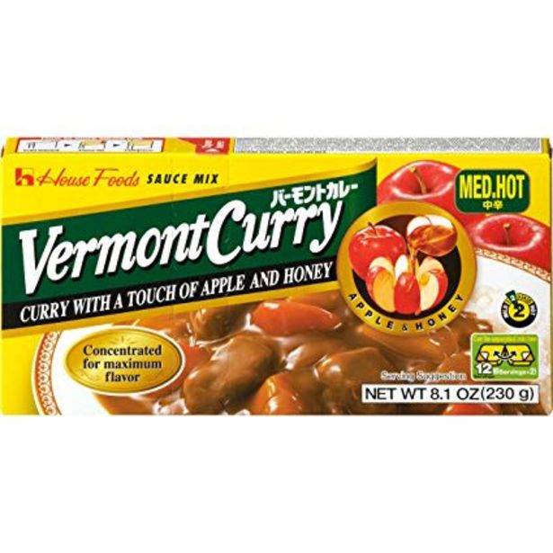 Ofertas de Curry Vermont Manzana Med Hot 230Gr por $5800