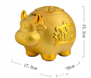 Oferta de Alcancia Vaca Dorada Año del Buey Grande por $7500 en China House Market