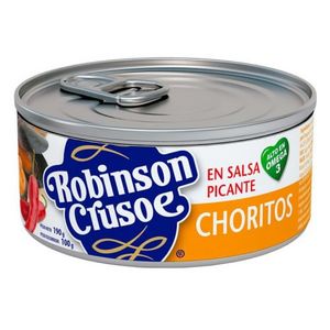 Oferta de Chorito Robinson Crusoe Salsa Picante 190 gr por $1390 en Supermercado El Trébol