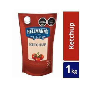 Oferta de Ketchup Hellmanns Doypack 1 kilo por $2190 en Supermercado El Trébol