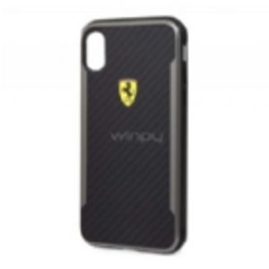 Oferta de Funda Ferrari para iPhone XR (Negro) por $12160 en Winpy