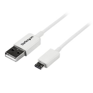 Oferta de Cable Adaptador 50cm USB A Macho a Micro USB B Macho para Teléfono Móvil Smartphone - Blanco - StarTech por $4256 en Winpy