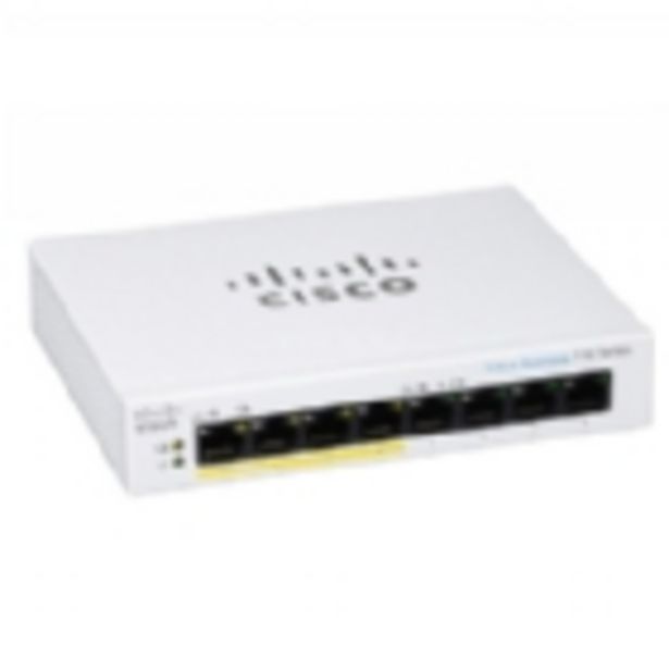Ofertas de Switch Cisco CBS110 No Administrado (8 Puertos GE, PoE x4, 32 W, Escritorio, Ext PS) por $116736