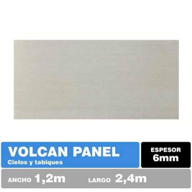 Ofertas de 6 mm 120 x240 cm Placa de Volcanboard textura madera por $20690