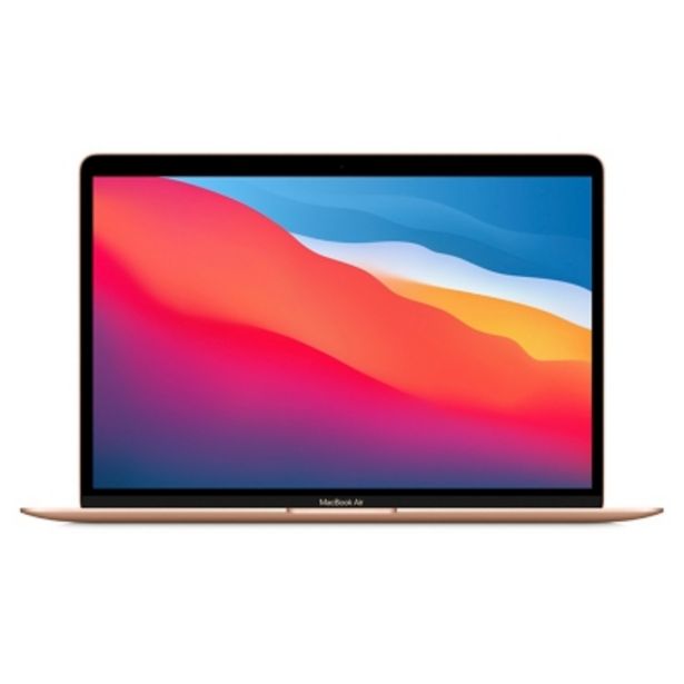 Ofertas de Apple MacBook Air (13" con Chip M1 CPU 8 núcleos y GPU 7 núcleos, 8GB RAM, 256 GB SSD) - color oro por $869990