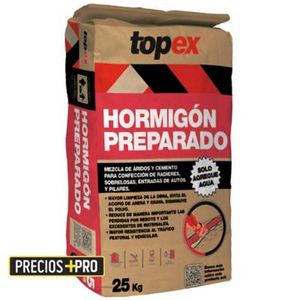 Oferta de Topex hormigón 25 kg por $2730 en Falabella