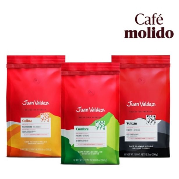 Ofertas de Pack 3x Café Grano Molido Vaiedades 250 g por $24990