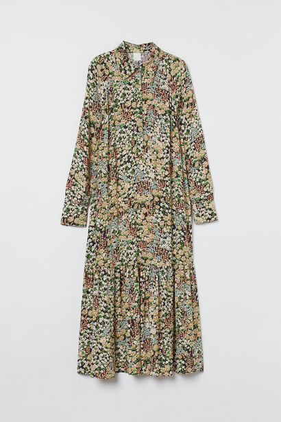 Oferta de Vestido camisero estampado por $7000 en H&M