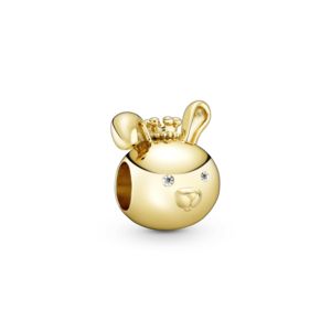 Oferta de Charm Conejo Reluciente Recubrimiento en Oro de 14k por $79800 en Pandora