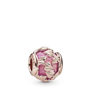 Oferta de Charm Hojas rosas decorativas Recubrimiento en Oro Rosa de 14k por $166000 en Pandora