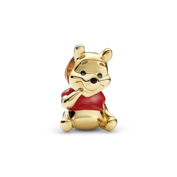 Oferta de Charm Oso Winnie Pooh de Disney Recubrimiento en Oro de 14k por $125000 en Pandora