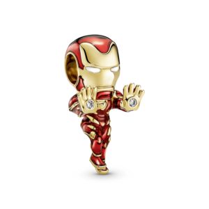 Oferta de Charm Iron Man De The Avengers De Marvel Recubrimiento Oro 14K por $158000 en Pandora