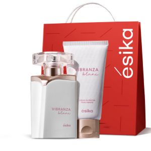 Oferta de Set Perfume de Mujer + Crema de Manos Vibranza Blanc por $30240 en Ésika