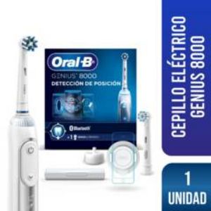 Oferta de Cepillo Eléctrico Recargable Oral-B Genius 8000 + Cabezales por $89991 en Linio