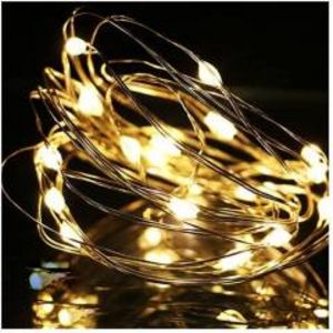Oferta de Luces Led alambre Deco Navidad Boda Blanco Calido por $2390,73 en Linio