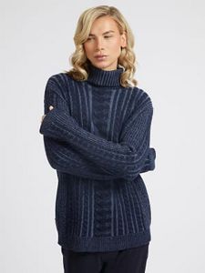 Oferta de Jersey trenzado mezcla de lana por $130 en Guess