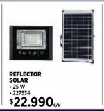 Oferta de REFLECTOR SOLAR por $22990 en Construmart