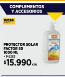 Oferta de Protector solar Factor 50  por $15990 en Construmart