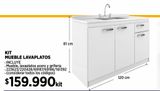Oferta de Kit mueble lavaplatos por $159990 en Construmart