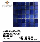 Oferta de MALLA MOSAICO GRANDE JUQUEI 30X30 CM por $5990 en Construmart