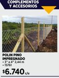Oferta de Polin Pino Impregnado  por $6740 en Construmart