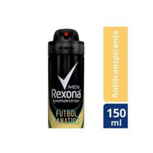 Oferta de Rexona Men desodorante en aerosol futbol fanatics 150ml por $3650 en Salcobrand