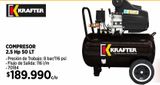 Oferta de Compresor Krafter por $189990 en Construmart