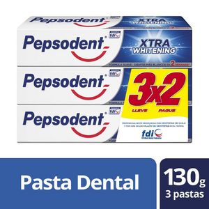 Oferta de Pasta Dental Xtra Whitening 3u Pepsodent por $3790 en Super Bodega a Cuenta