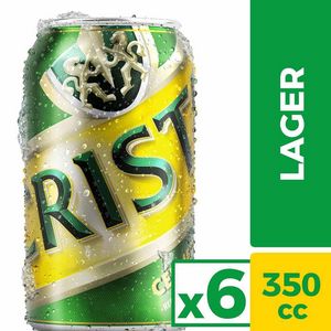 Oferta de Pack 6 latas 350cc c/u Cerveza Lager Cristal por $3450 en Super Bodega a Cuenta