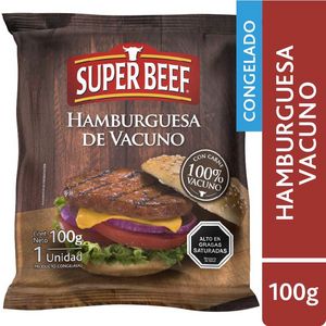 Oferta de Hamburguesa de Vacuno 90grs Super Beef por $560 en Super Bodega a Cuenta
