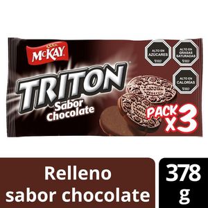 Oferta de Pack Galleta Triton Chocolate McKay por $1700 en Super Bodega a Cuenta