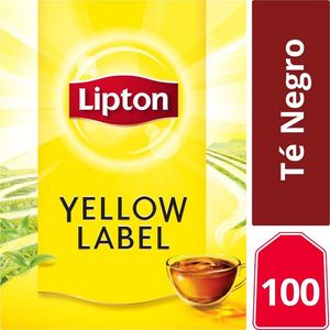 Oferta de Té Negro Yellow Label 100u Lipton por $3800 en Super Bodega a Cuenta