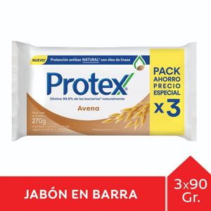 Oferta de Pack Jabón en Barra Protex Avena 90g c/u Protex por $2080 en Super Bodega a Cuenta
