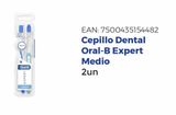 Oferta de Cepillo Dental Expert Limpieza 2 Unidades en Salcobrand