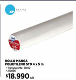 Oferta de Rollo manga polietileno  por $18990 en Construmart