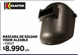 Oferta de Máscara de soldar Krafter por $8990 en Construmart