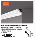 Oferta de Molduras por $4660 en Construmart