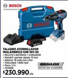Oferta de Taladro atornillador Bosch por $230990 en Construmart