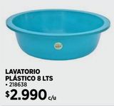 Oferta de Lavatorio plástico por $2990 en Construmart