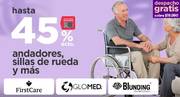 Ofertas de Hasta 45% andadores, sillas de rueda y más por 