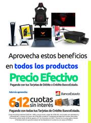 Oferta de PC Factory | Precio Efectivo con Banco Estado | 11-08-2022 - 31-12-2022
